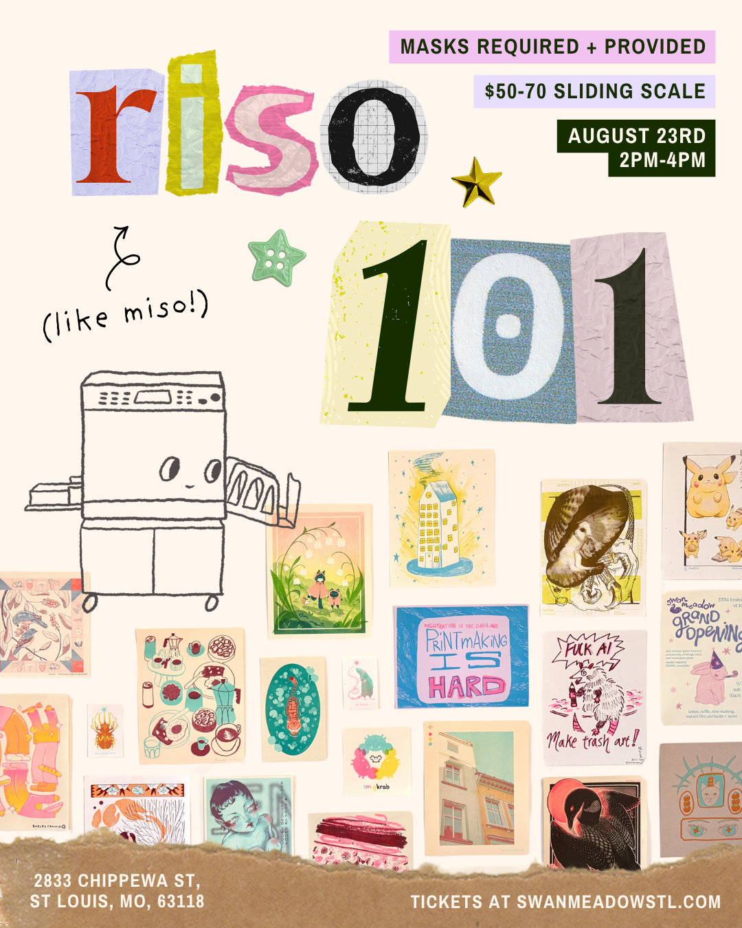 Riso 101 Workshop - August 23rd