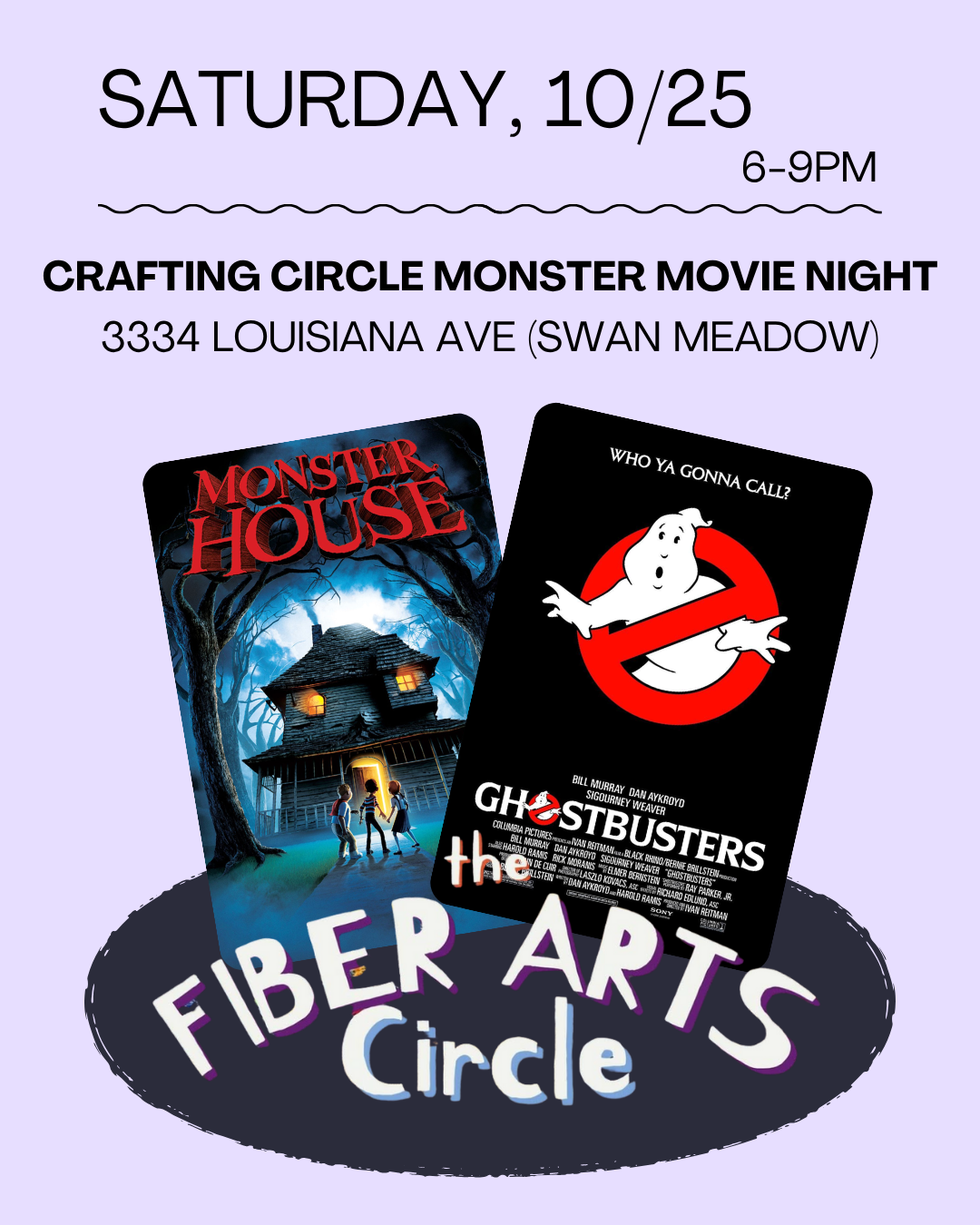Crafting Circle Monster Movie Night!