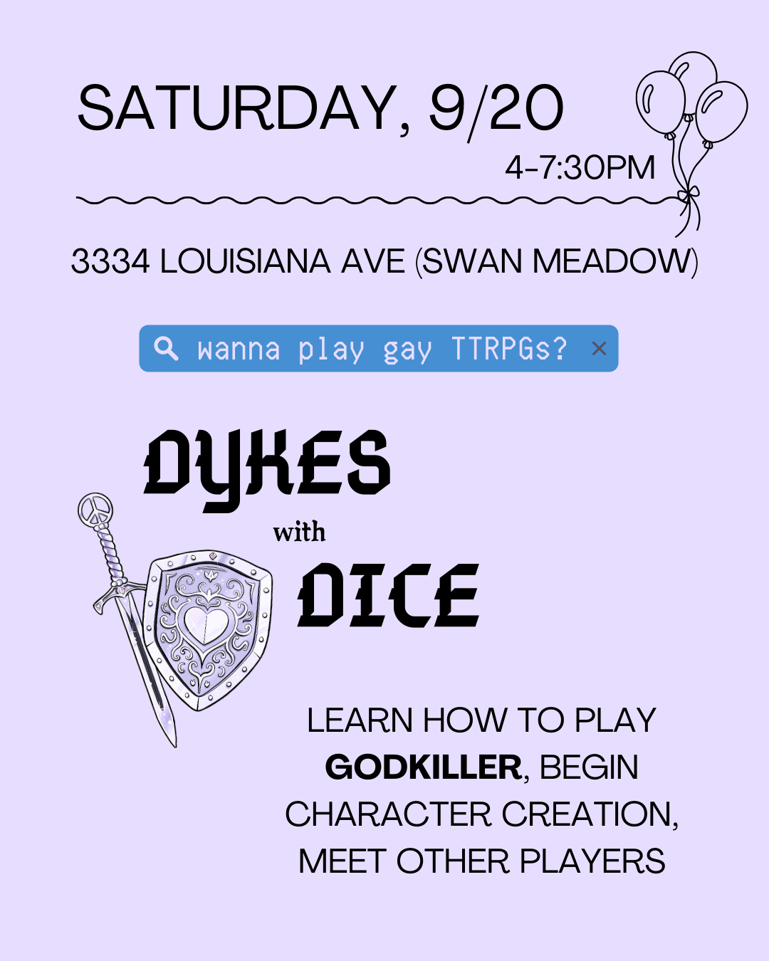 Dykes with Dice: Godkiller