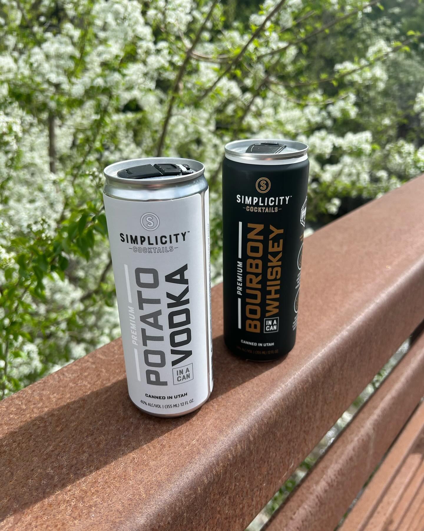 These products are perfect companions to any adventure. Our resealable Potato Vodka and Bourbon Whiskey cans are back in stock at the lab 🏞️