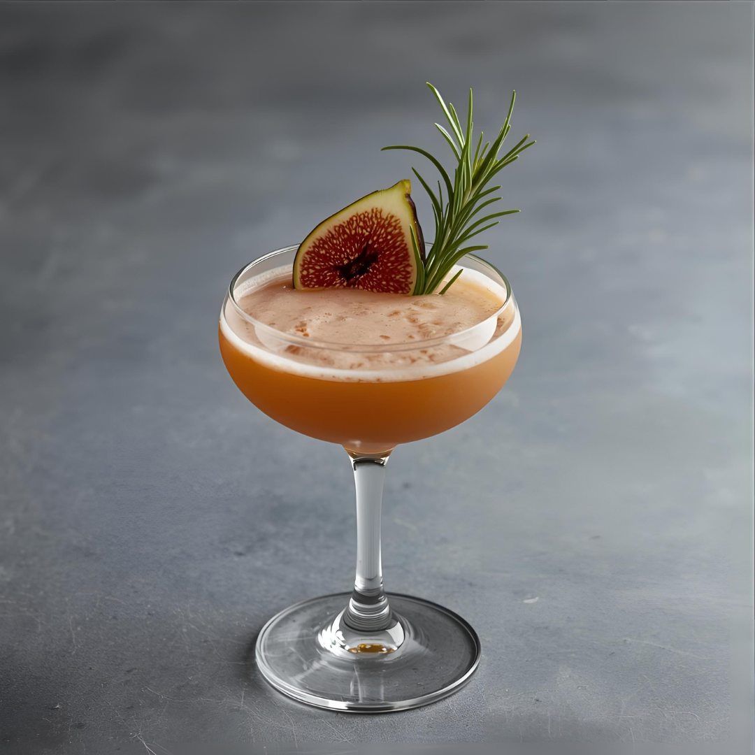 FIG AND ROSEMARY GIN SMASH