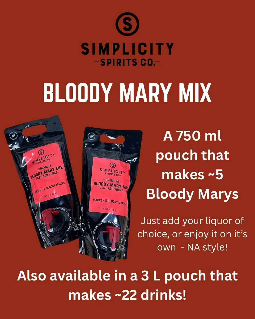 Our Bloody Mary Mix is in stock at the micro lab! Make your weekend extra great with this delicious drink! 🍅