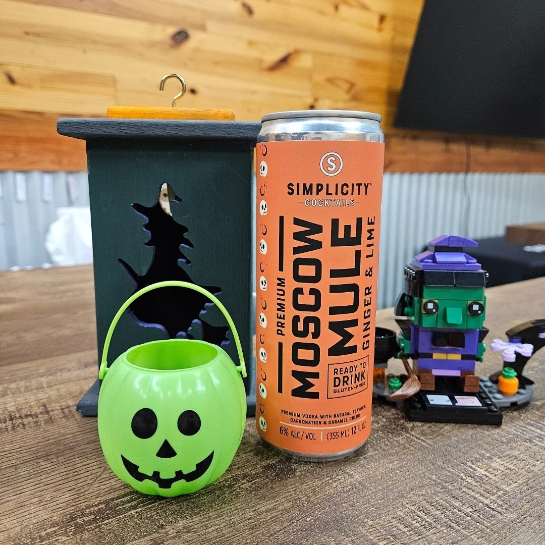 Halloween Moscow Mules are now available at the microlab! Grab some for your weekend festivities! 🎃