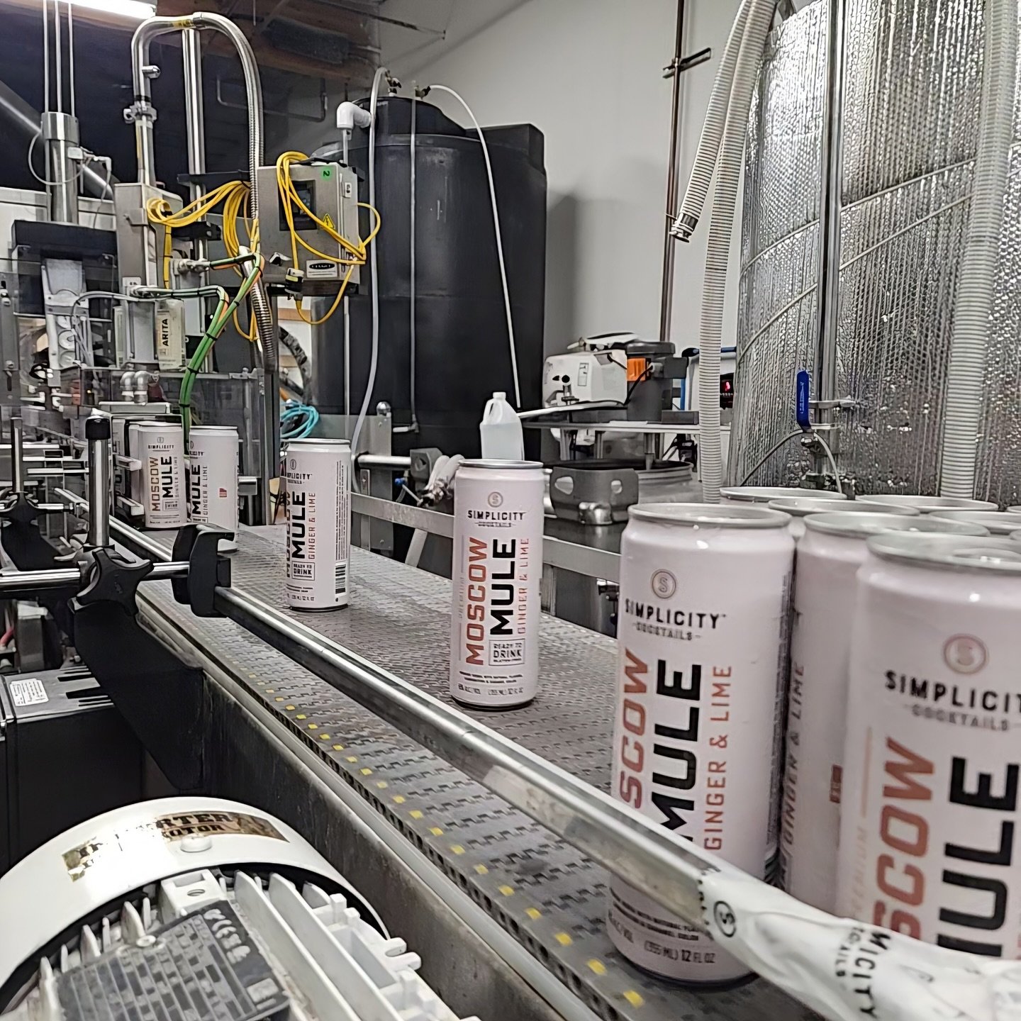 Restocking Moscow Mules 🍻 We&rsquo;ve got a lot here at the micro lab now and are sending some out to the state stores!