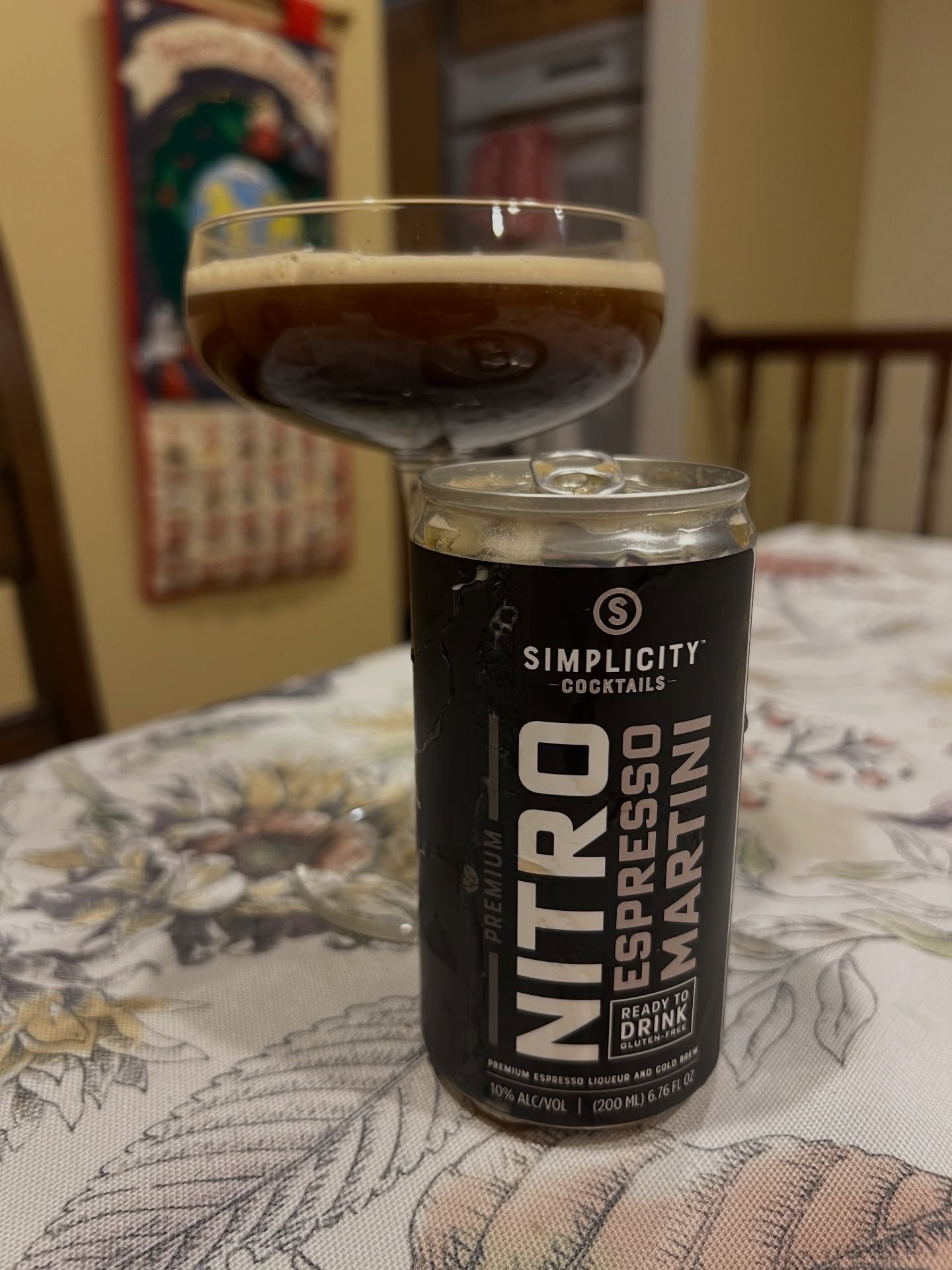 The perfect holiday drink, premixed and ready to serve 🤎