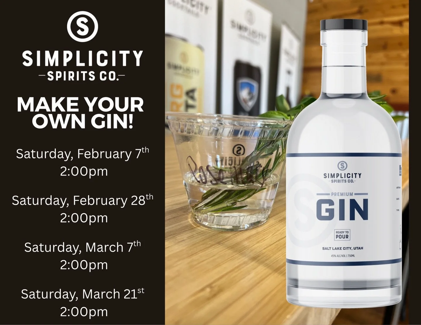 I know you want to join us for Gin School 🌿 check out our website to sign up!