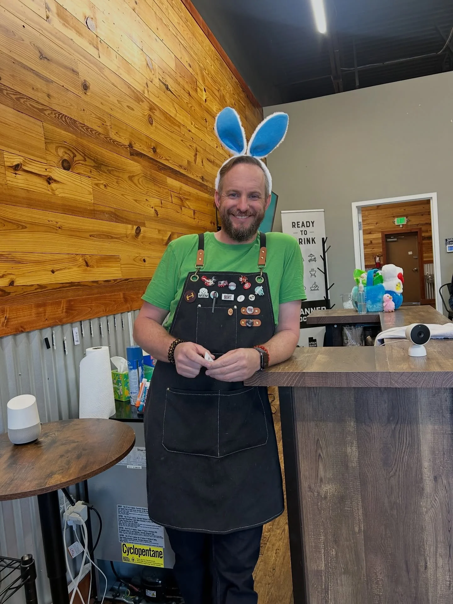 We had a very &ldquo;hoppy&rdquo; Easter cocktail class on Friday! 🐰