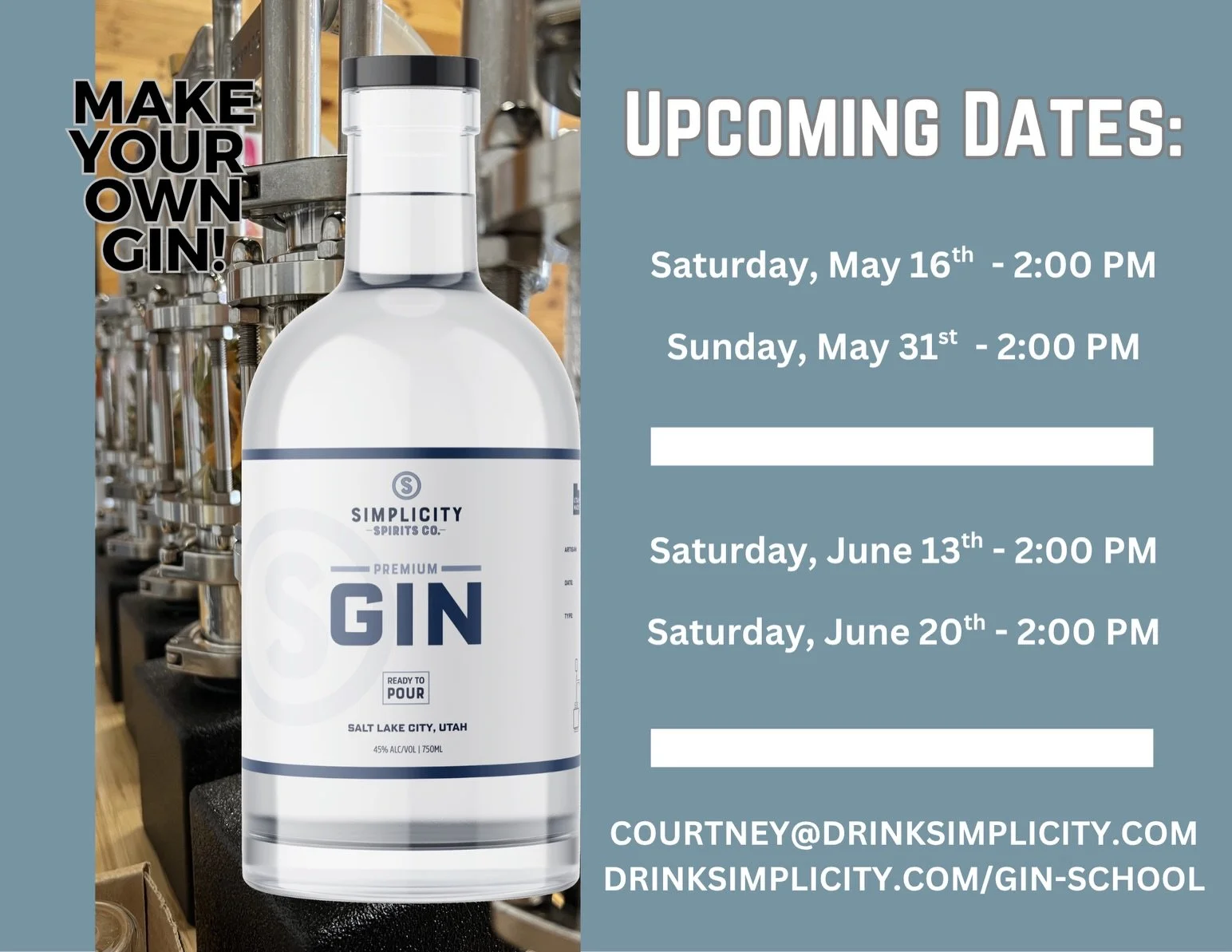 Having a unique Gin that you created is the ultimate flex - sign up for Gin School today and bring your specialty bottle home! 🫚