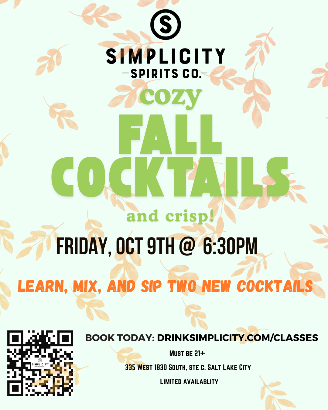 Fall Cocktails: Cozy & Crisp