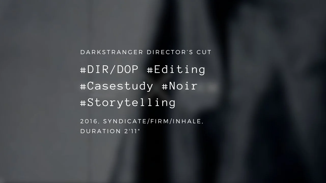 #2016 #casestudy #Ad #DOP #BMCC #storytelling #noir #slowmo 