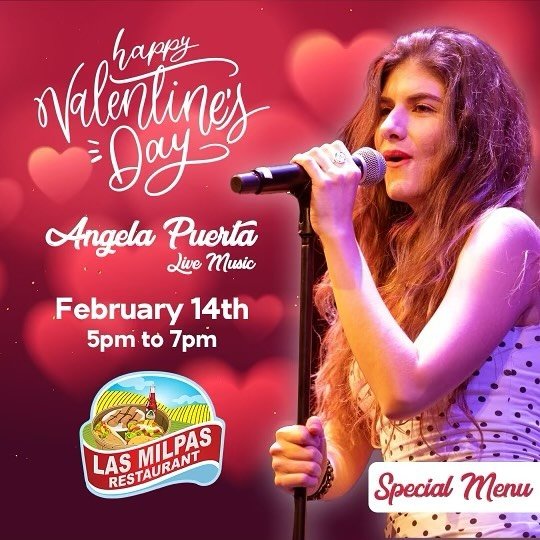 Love is in the air! #valentines #clebratelove❣️ To celebrate Valentine&rsquo;s Day 💘 I&rsquo;ll be performing with Johan Galindo at Las Milpas in Baraboo &hellip; join us and enjoy great Mexican cuisine! 603 8th Ave