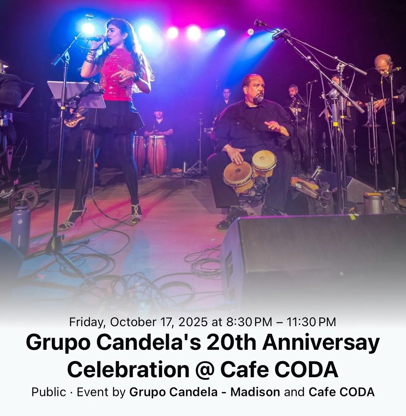 Join us to celebrate our 20th year anniversary 🎉 Friday Oct 17 at @cafecodamadison