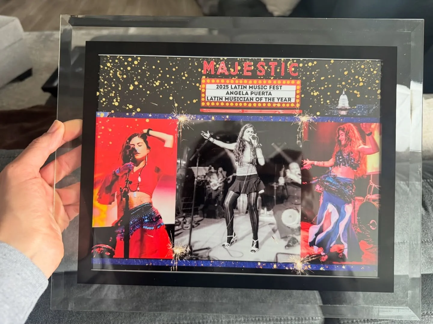 Last night at the Latin Fest at the Majestic, I was honored with the Latin Musician of the Year award. 🏆✨

I&rsquo;m deeply grateful for this recognition, and for every person who has supported my music, danced with me, booked me, encouraged me, and