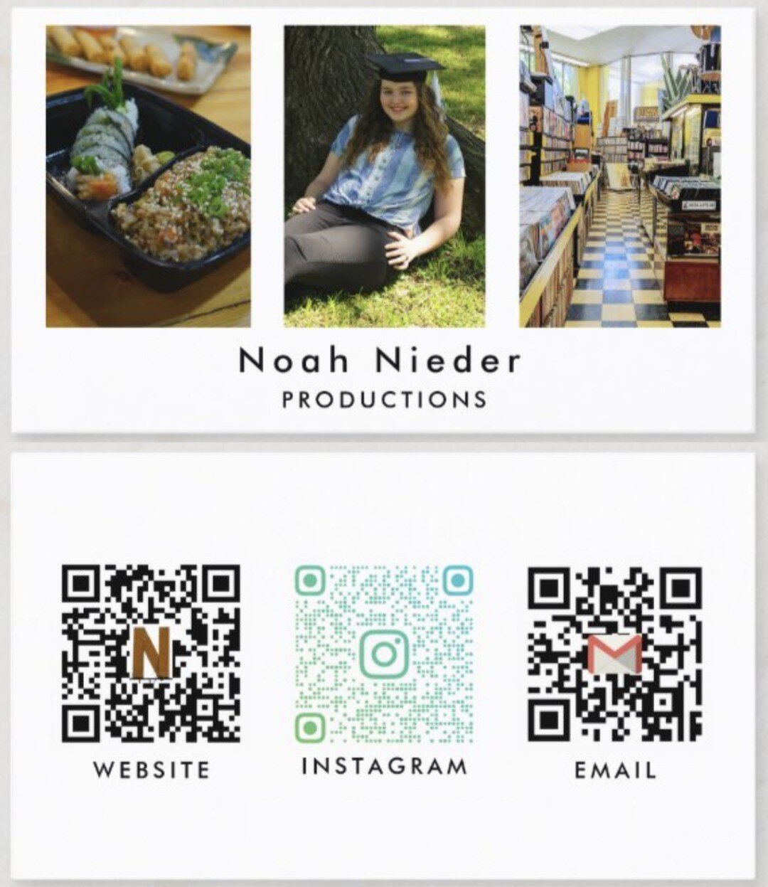 I finally got business cards. Usually, I have my phone number on these, but since this is going on Insta for the world to see I decided to edit that out. But if you need to reach me you can always contact me here or through my email/website.