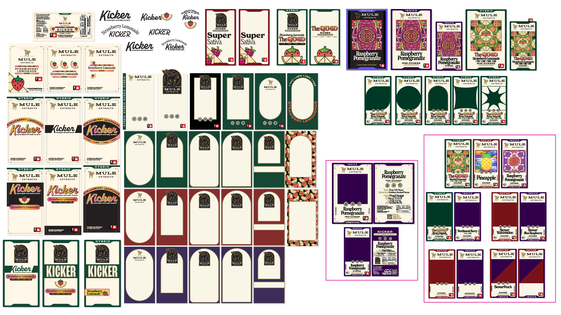  Early Kicker packaging concepting 
