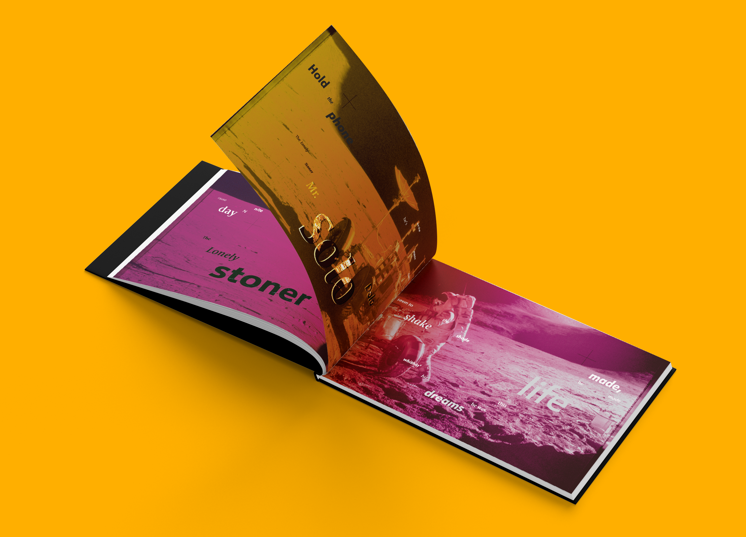 Throughout the book you will follow the astronaut on his journey to the moon and his time on it.