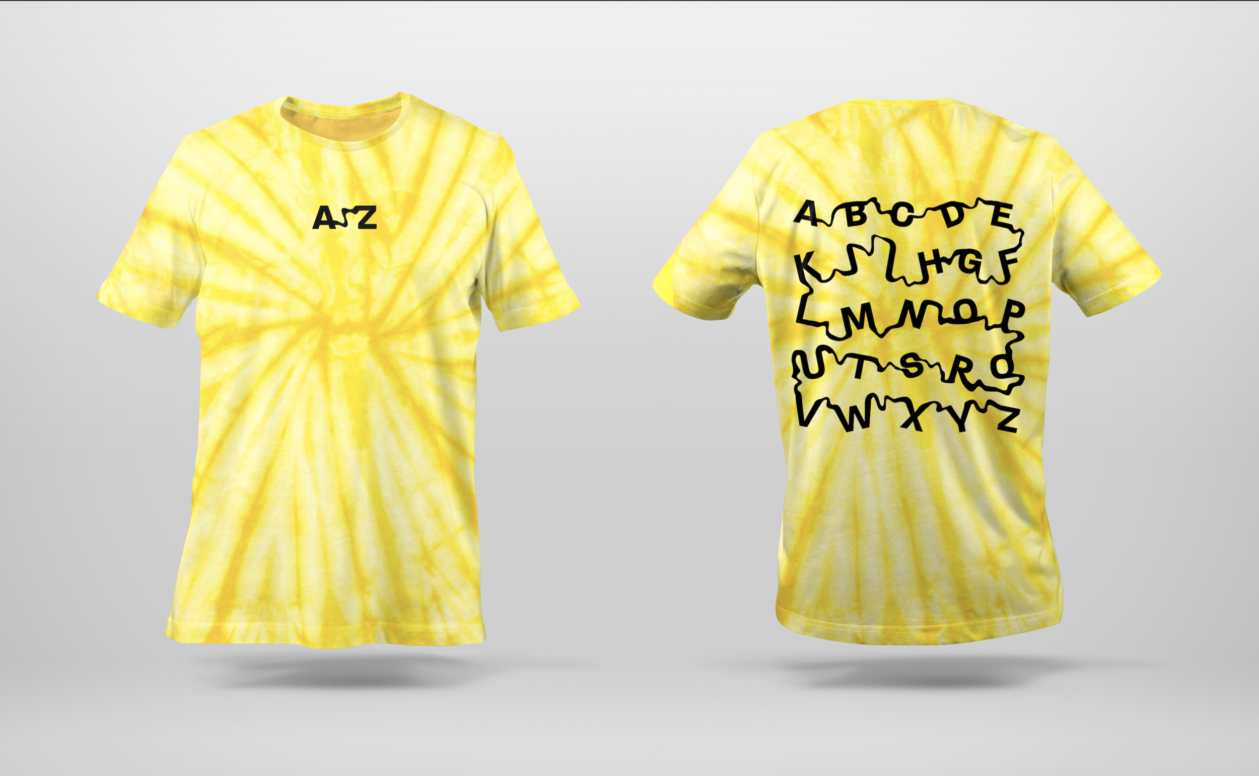 A2Z Yellow Tye-Dye