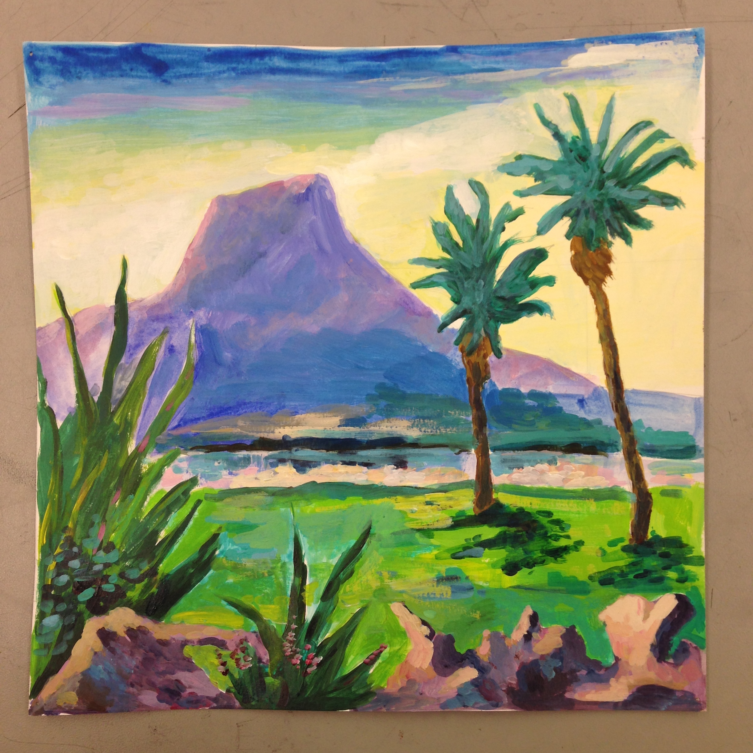  College: Los Angeles Valley College Department: Art Class: 2-D  Date: Fall, 2018 Assignment: Color conditions 