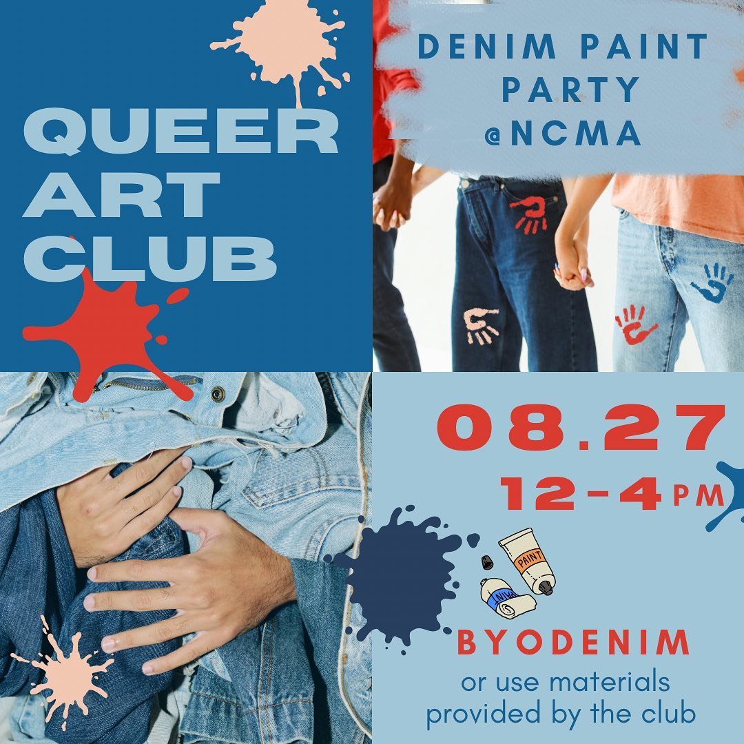 Our next meeting is gonna be a DENIM PAINTING PARTY 💙

Bring your own denim or paint on a piece provided by the club! We&rsquo;ve been collecting donations of denim jeans, jackets, overalls, and more, just for this meeting ✨

Also: you DO NOT have t