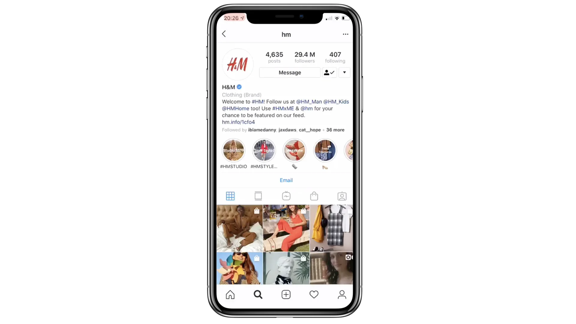 #HMSTUDIO Instagram Stories