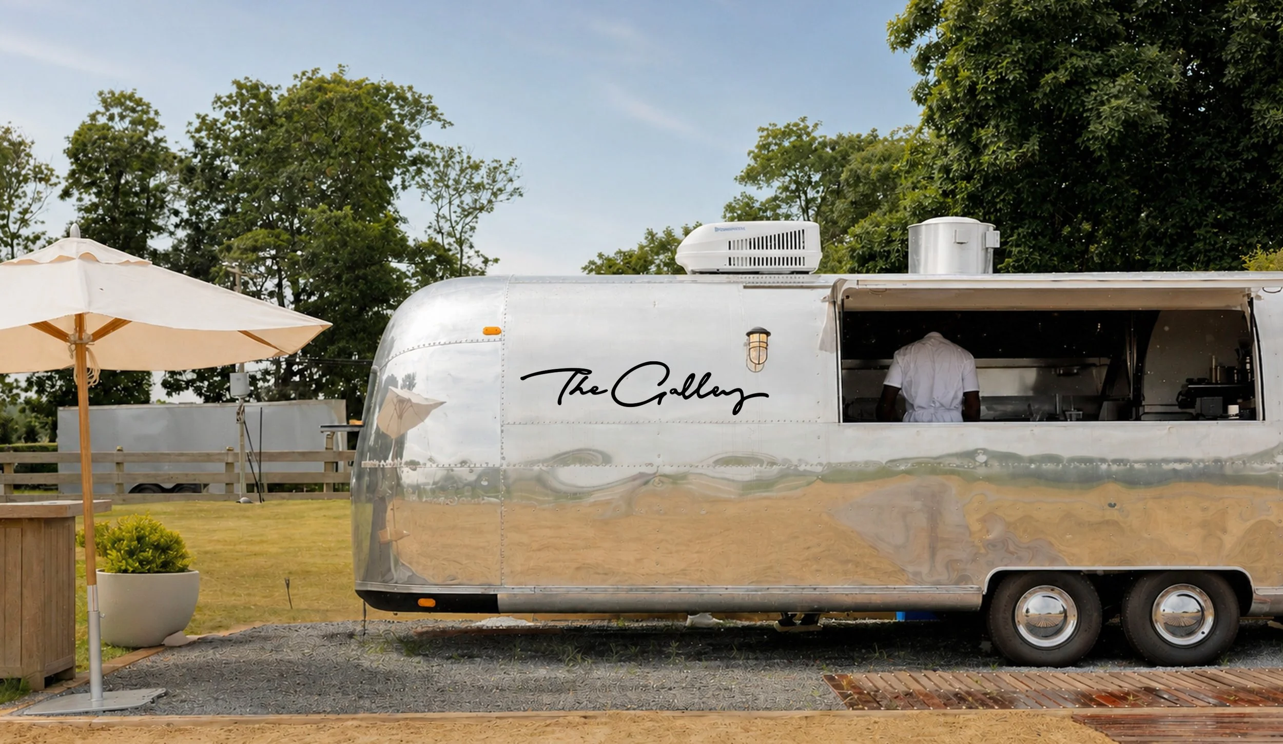 A logo design for The Galley at Montauk Yacht Club