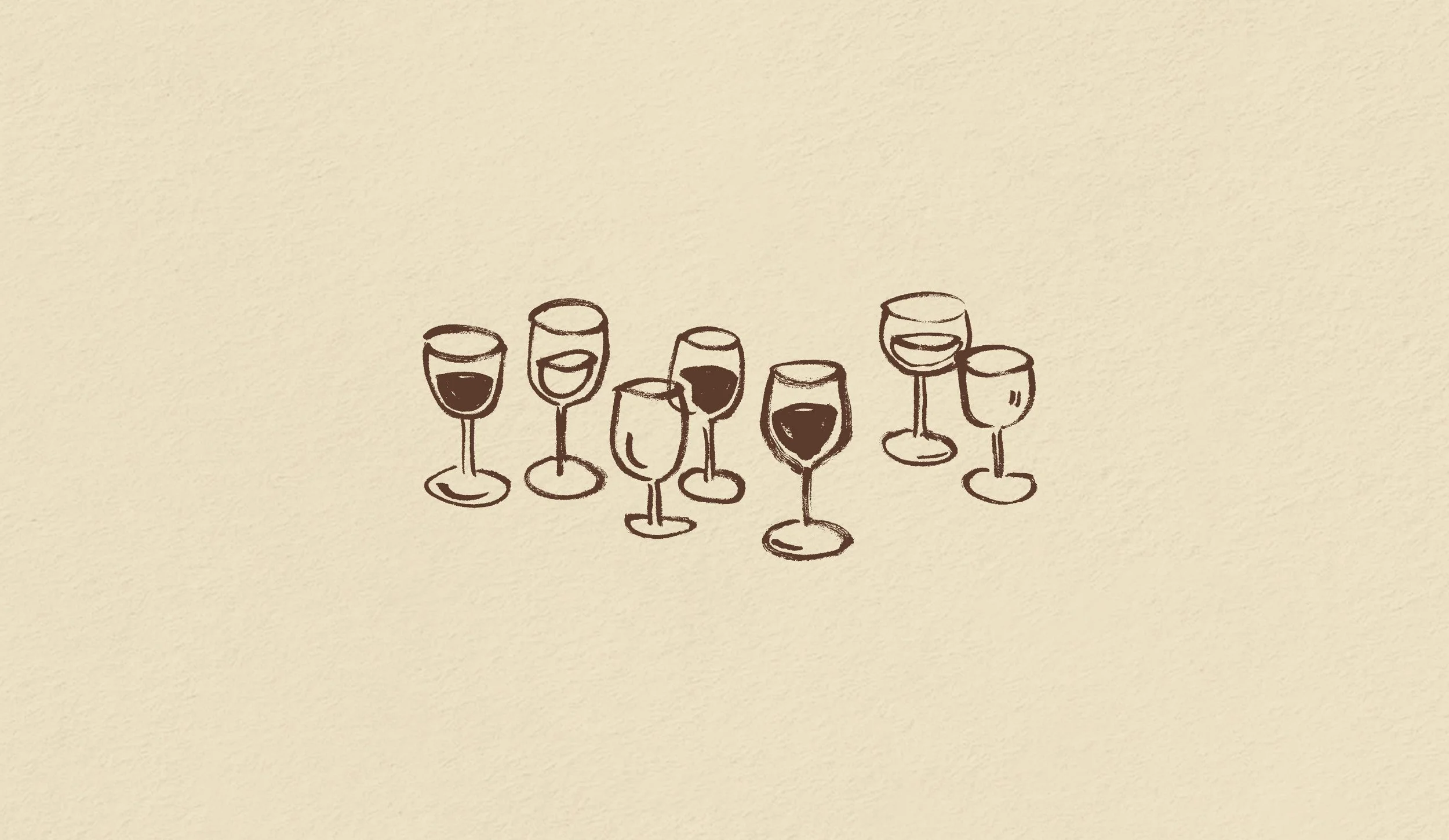 wine glass illustration for Cabrillo at Downtown LA Proper Hotel