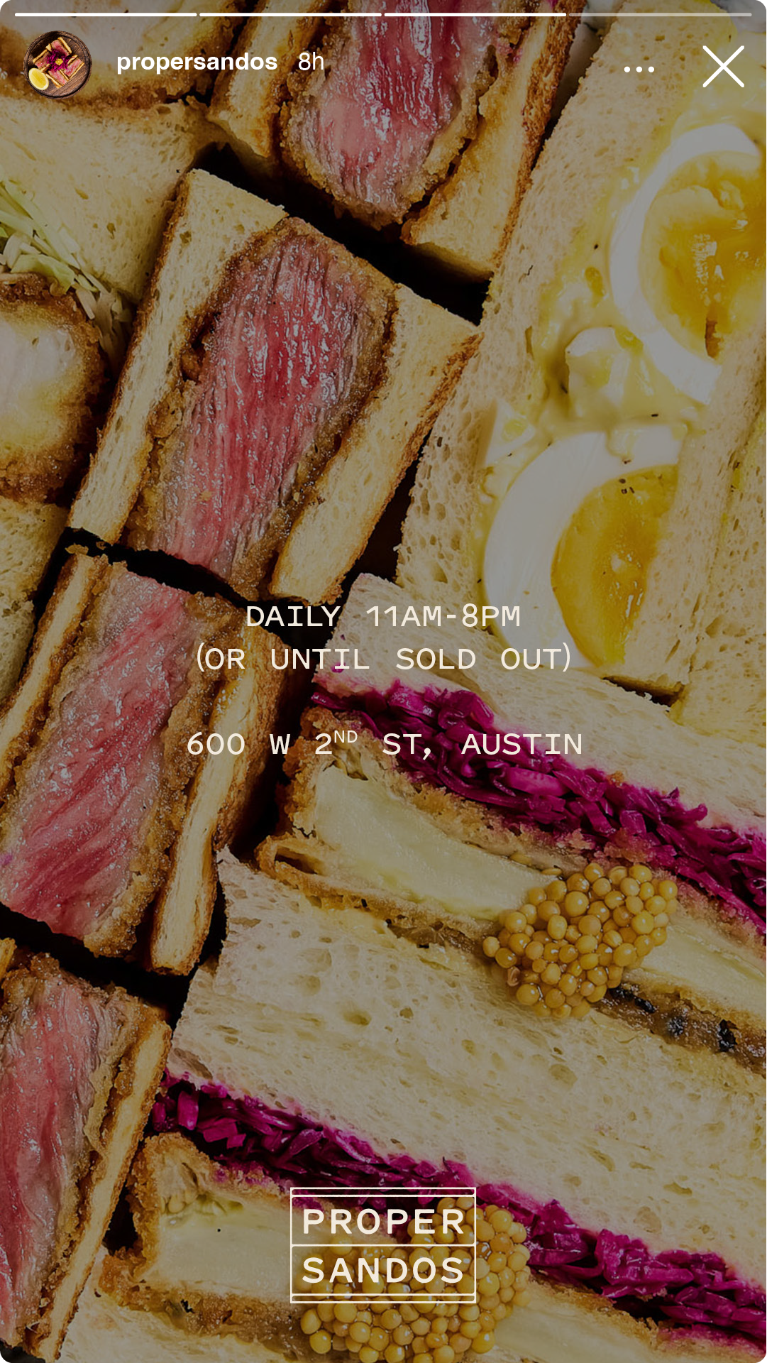 Social media design for Proper Sandos