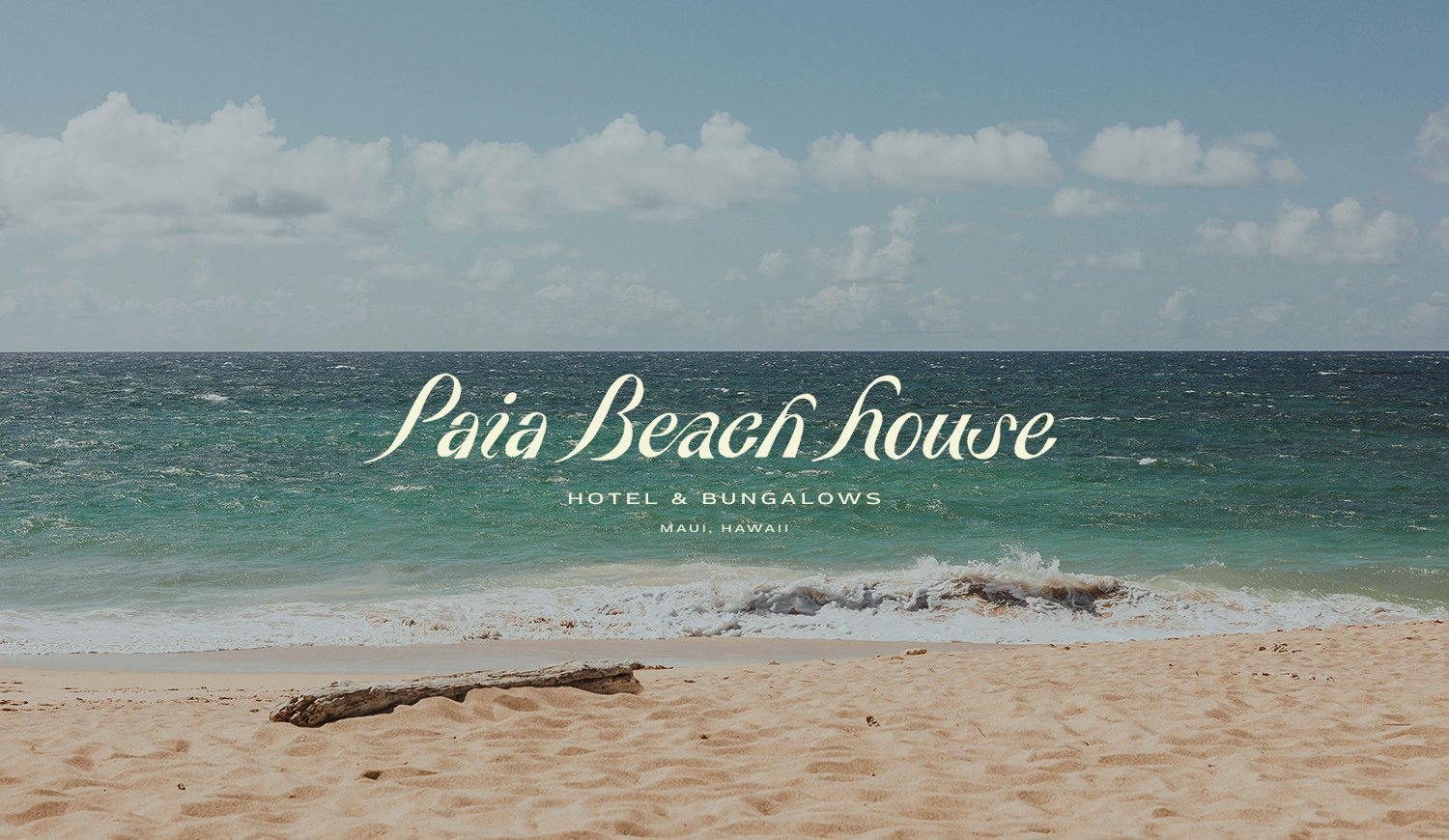 boutique hotel branding for a reimagined 1920s historic building in Maui, Hawaii