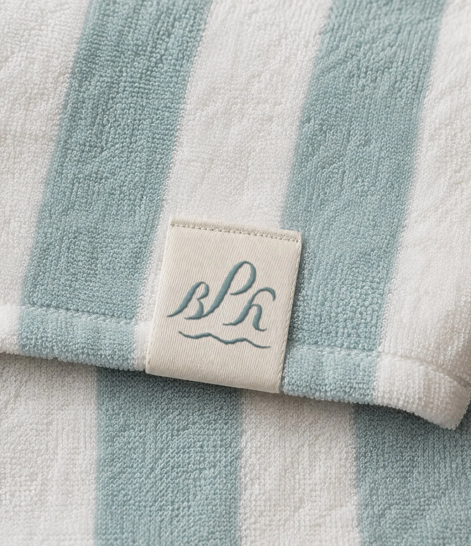paia beach house beach towel with embroidered logo