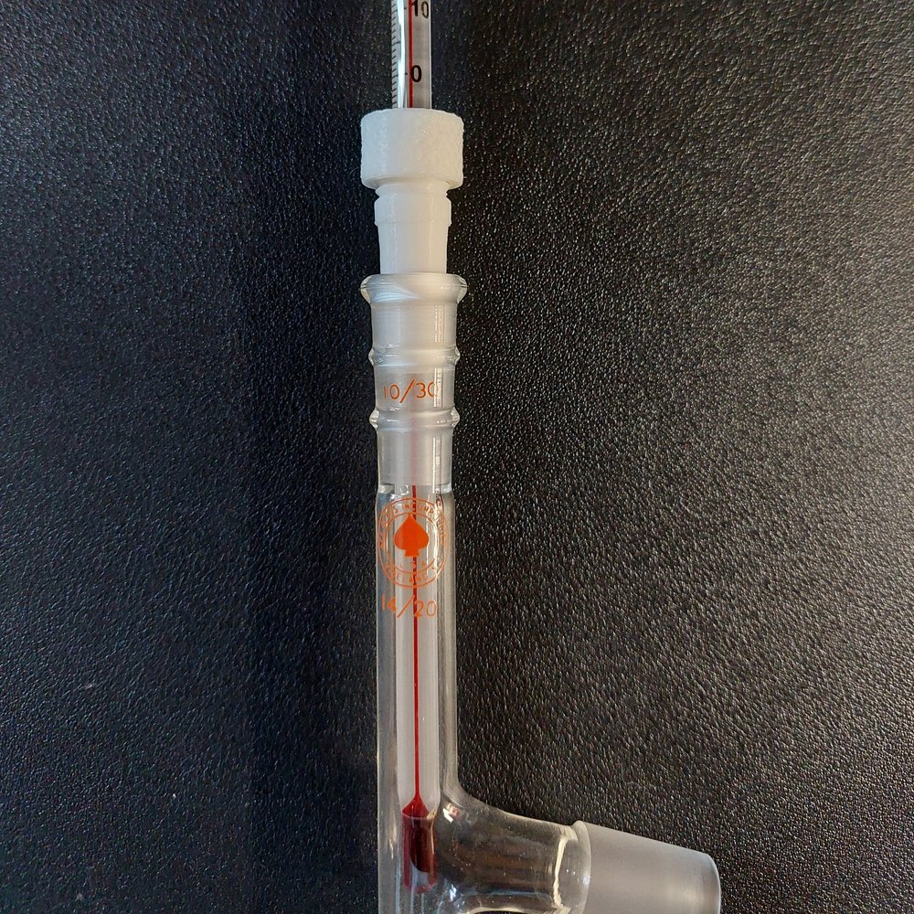 Fluorinar-C® 10/18 adapter in 10/30 joint