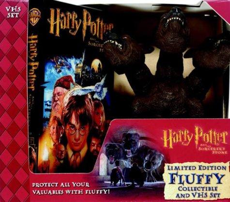 Harry Potter and the Sorcerer's Stone VHS Limited Edition with Fluffy Collectible