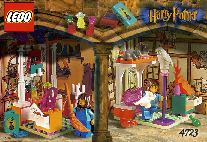 Lego Harry Potter Hagrid Brown Wand Hedwig Owl Norbert Dragon Troll Fluffy  Dog