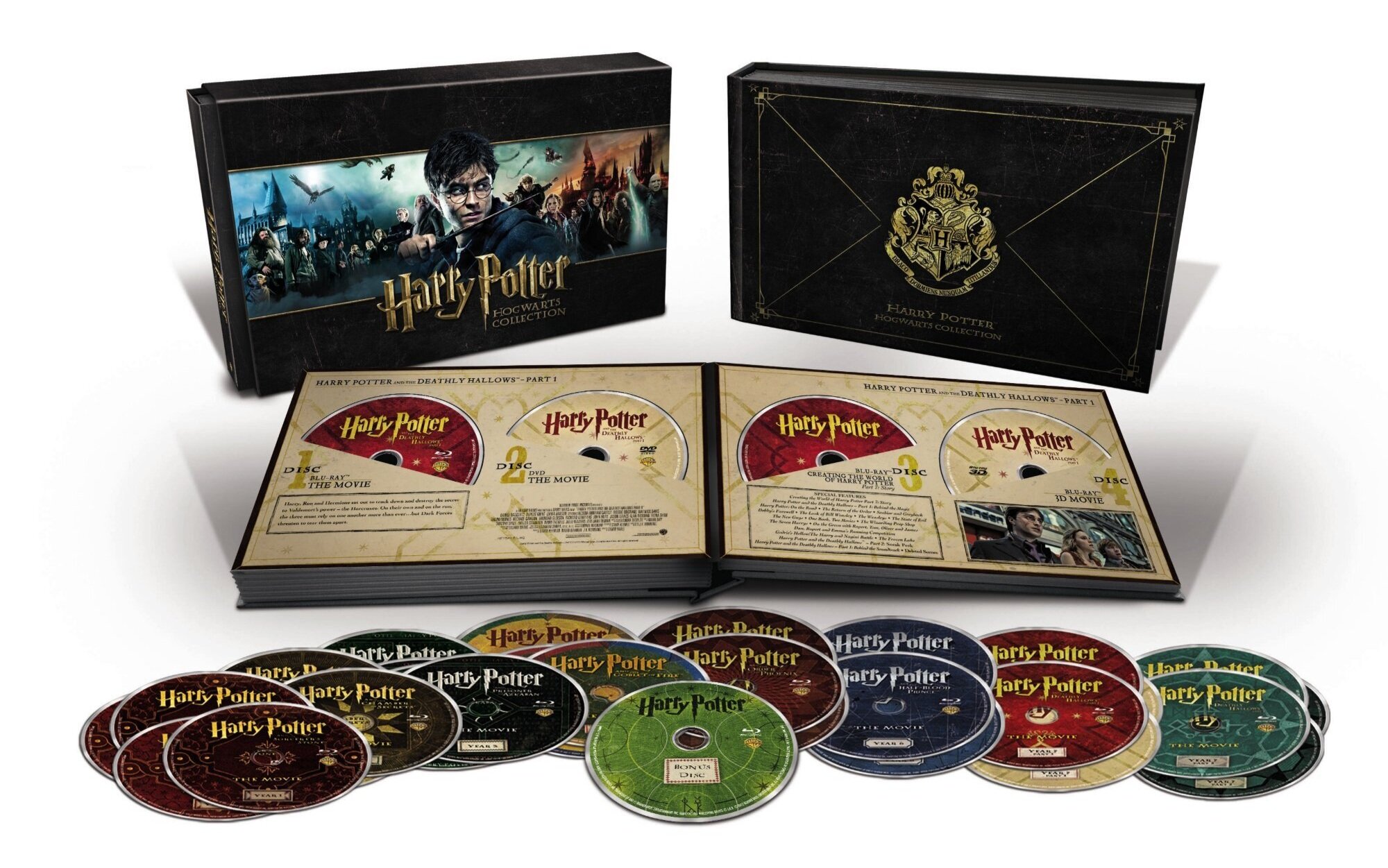 Harry Potter 7-Film Collection DVD 7-Disc Set W Special Features Excellent