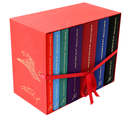 Harry potter book set collector's edition hotsell