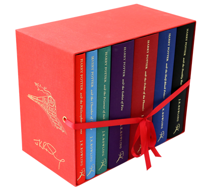 Complete set of the Harry Potter Collector's Editions. Deluxe
