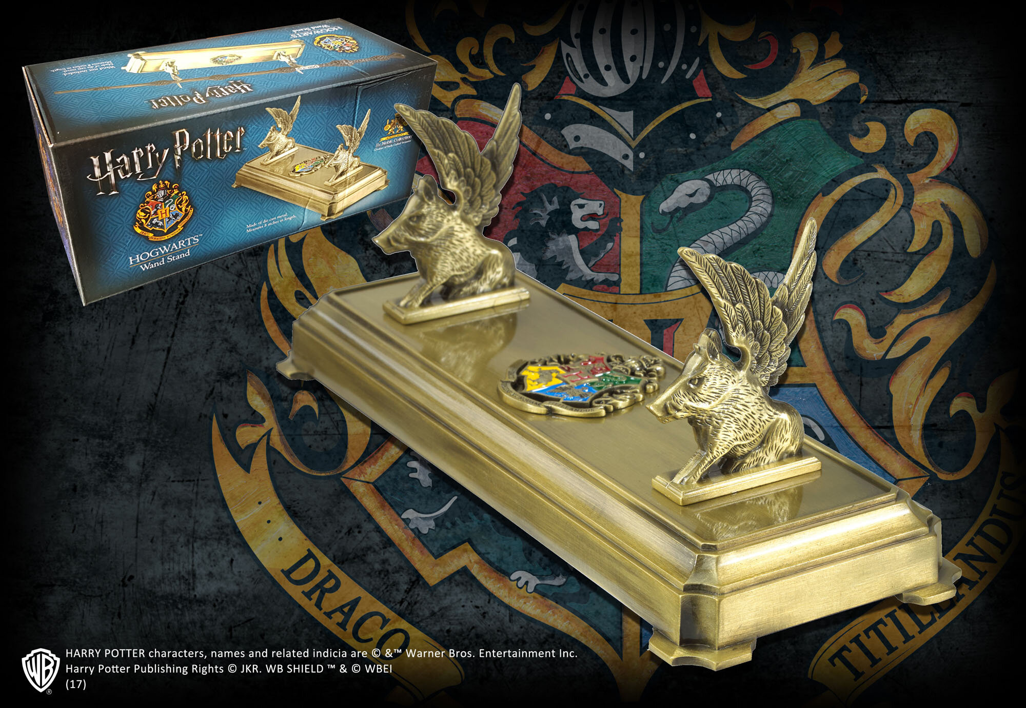 Wizarding World of Harry Potter Double Wand Stand Metal 