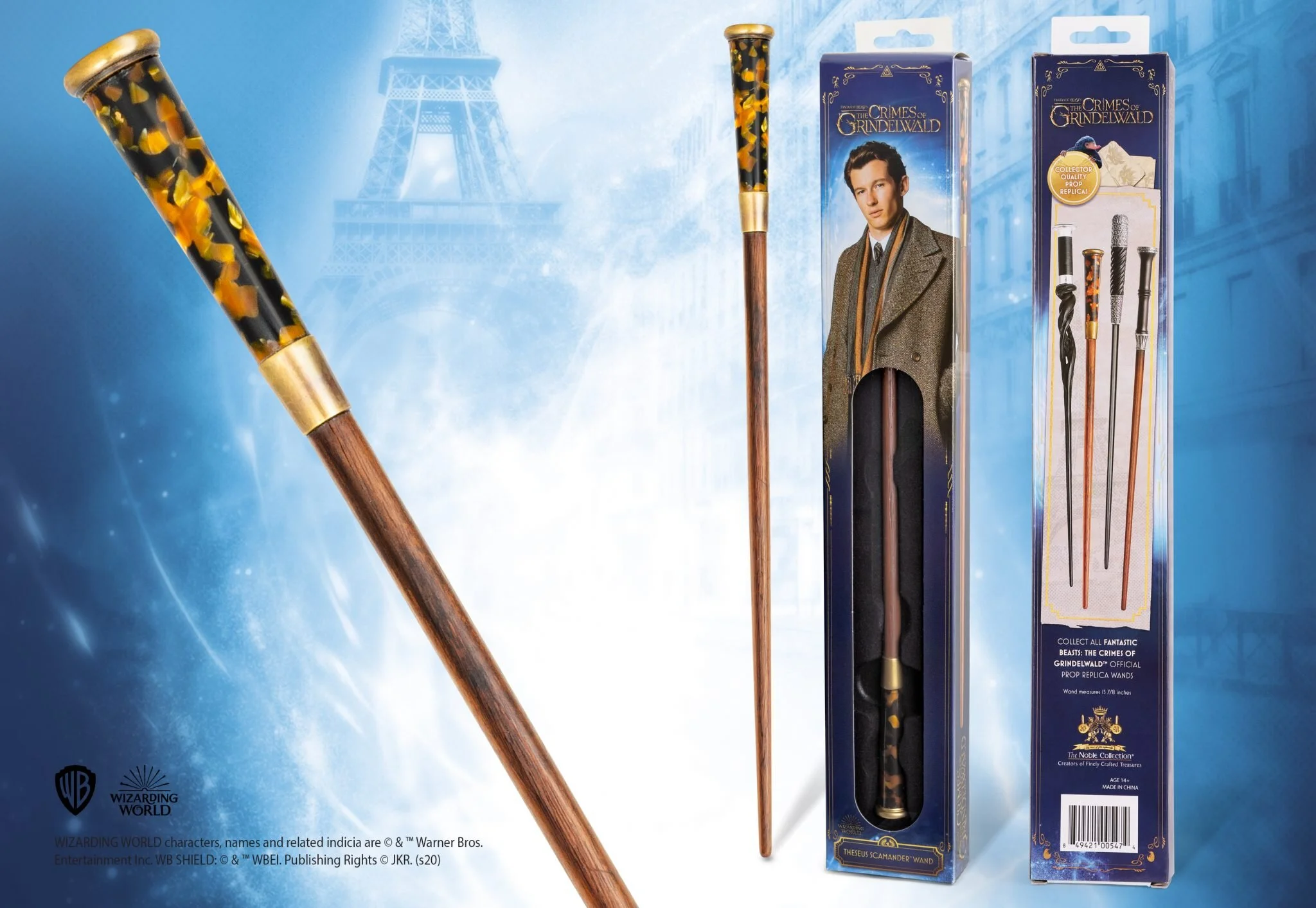 Fantastic Beasts: Theseus Scamander's Wand (window box Fantastic Beasts: Theseus Scamander's Wand (window box