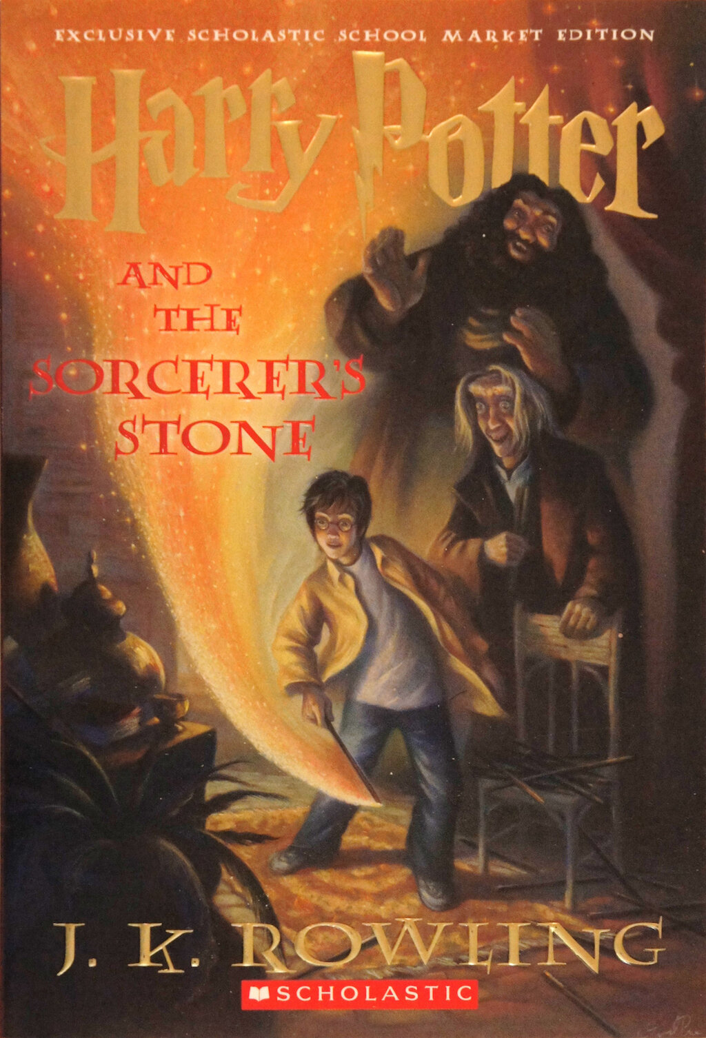 harry potter and philosopher's stone book cover