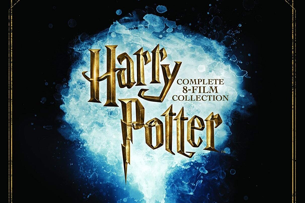 Harry Potter 8 film Series Blu Ray and DVD by JK Rowling, Paperback