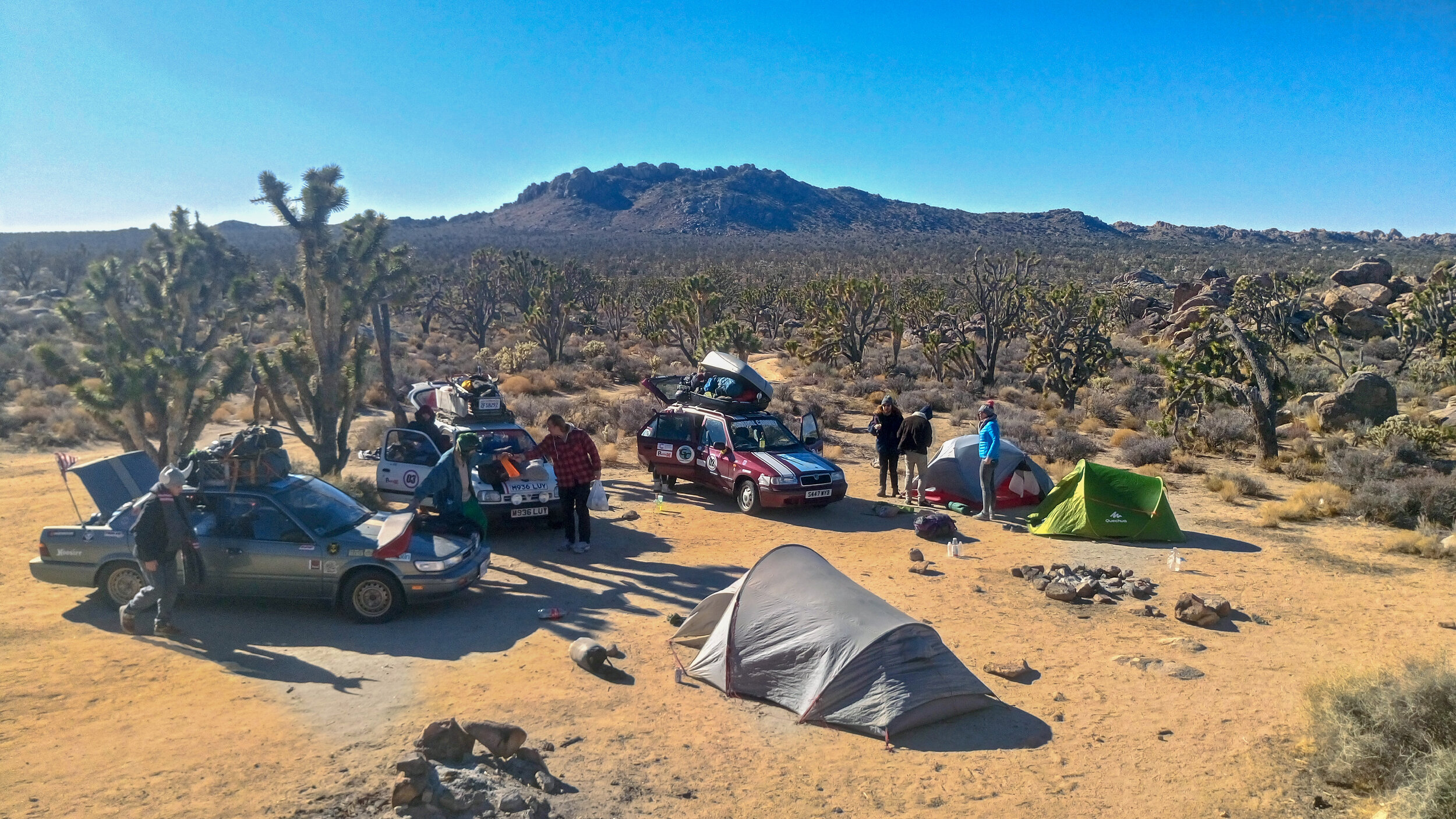 ...Camping out in Death Valley...