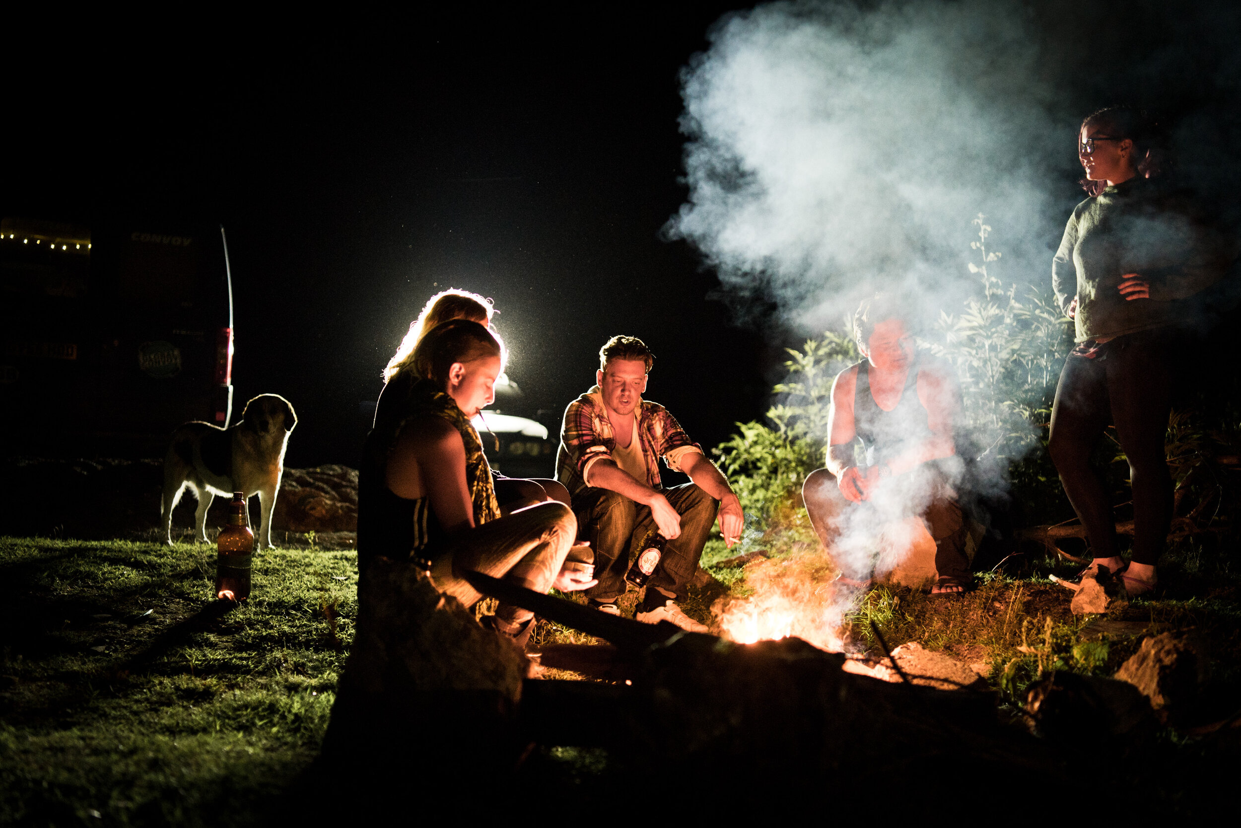 ...Camping by a Georgian Monastery...