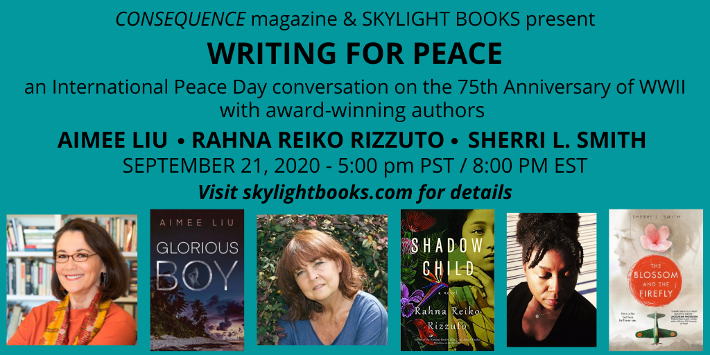 WRITING FOR PEACE:  An International Peace Day Conversation on the 75th Anniversary of WWII 