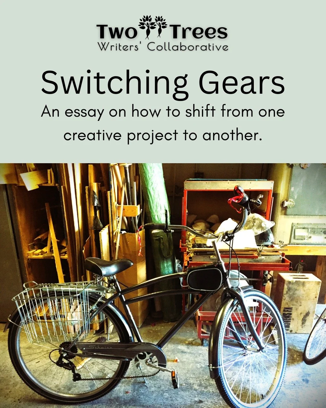 People often ask me how I juggling multiple writing projects at the same time. Usually I just shrug and say, &quot;Needs must.&quot; But sometimes there is a bigger gap between stories. Here's a little essay I wrote for Two Trees Writers' Collaborati