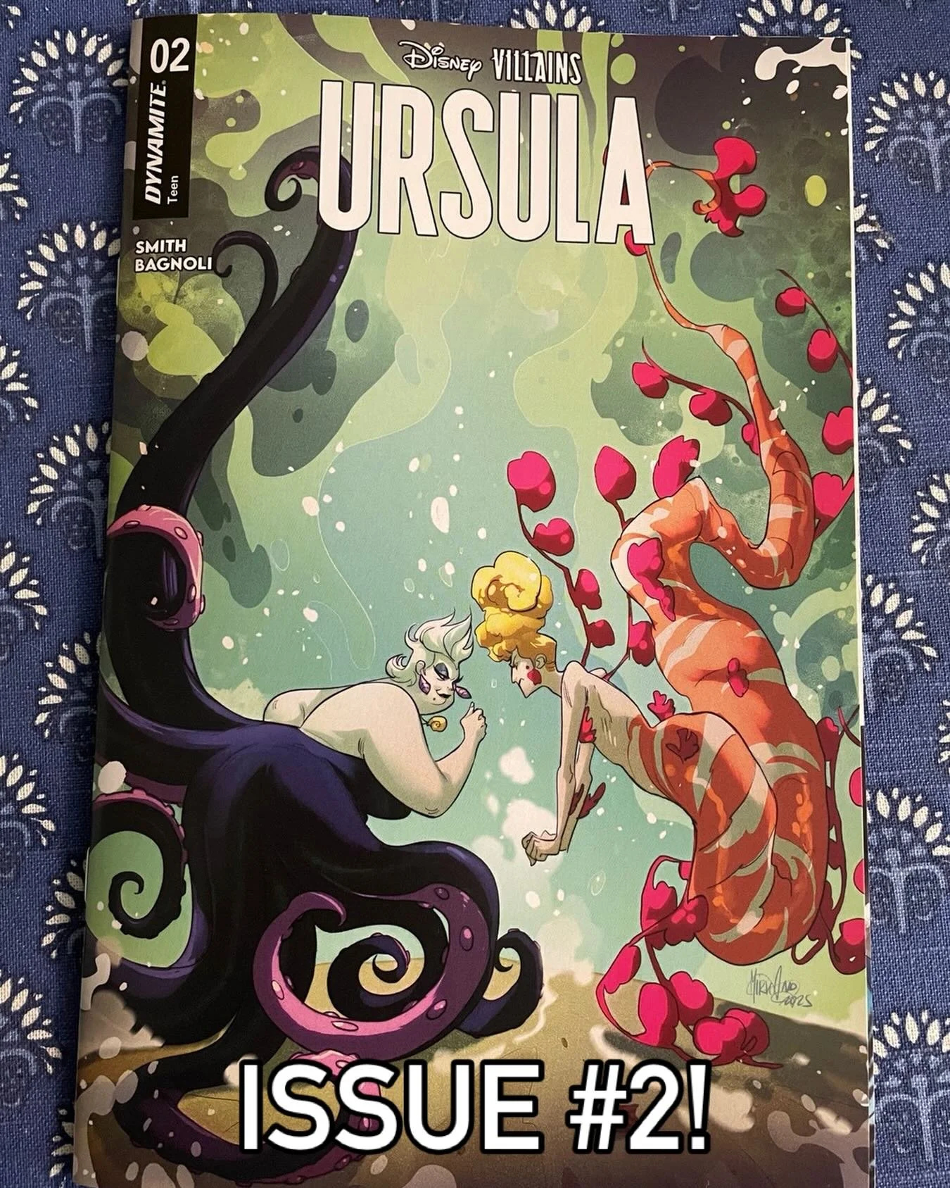 We officially have &ldquo;issues!&rdquo; Ursula #2 dropped last week.  This is what we call &ldquo;act 2&rdquo; in the biz.  The final act comes out next month.  I hope you&rsquo;ll check her out!

#comicbook #disneyvillains #thelittlemermaid #ursula