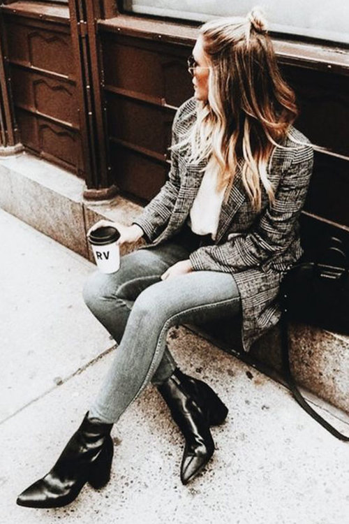 Patent Fall Boots Were All Over Street Style—Here's How to Wear