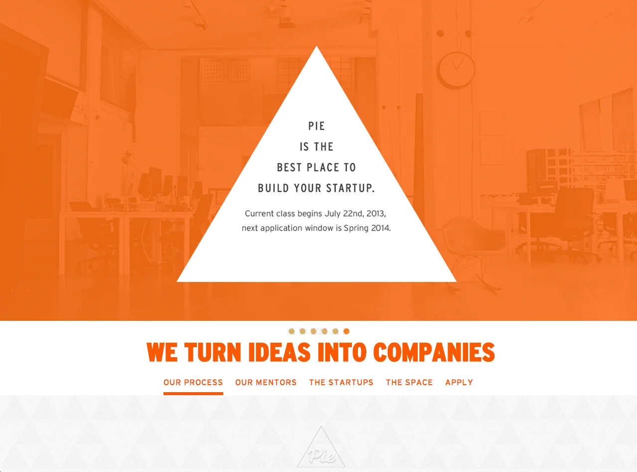 PIE Incubator Website Redesign