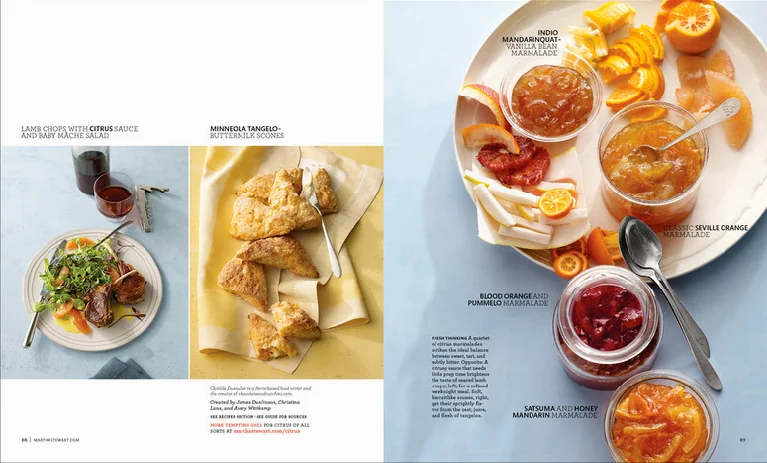Citrus story for Martha Stewart Living