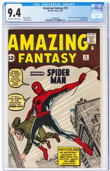 Amazing Fantasy #15 - Spider-Man swings into action!