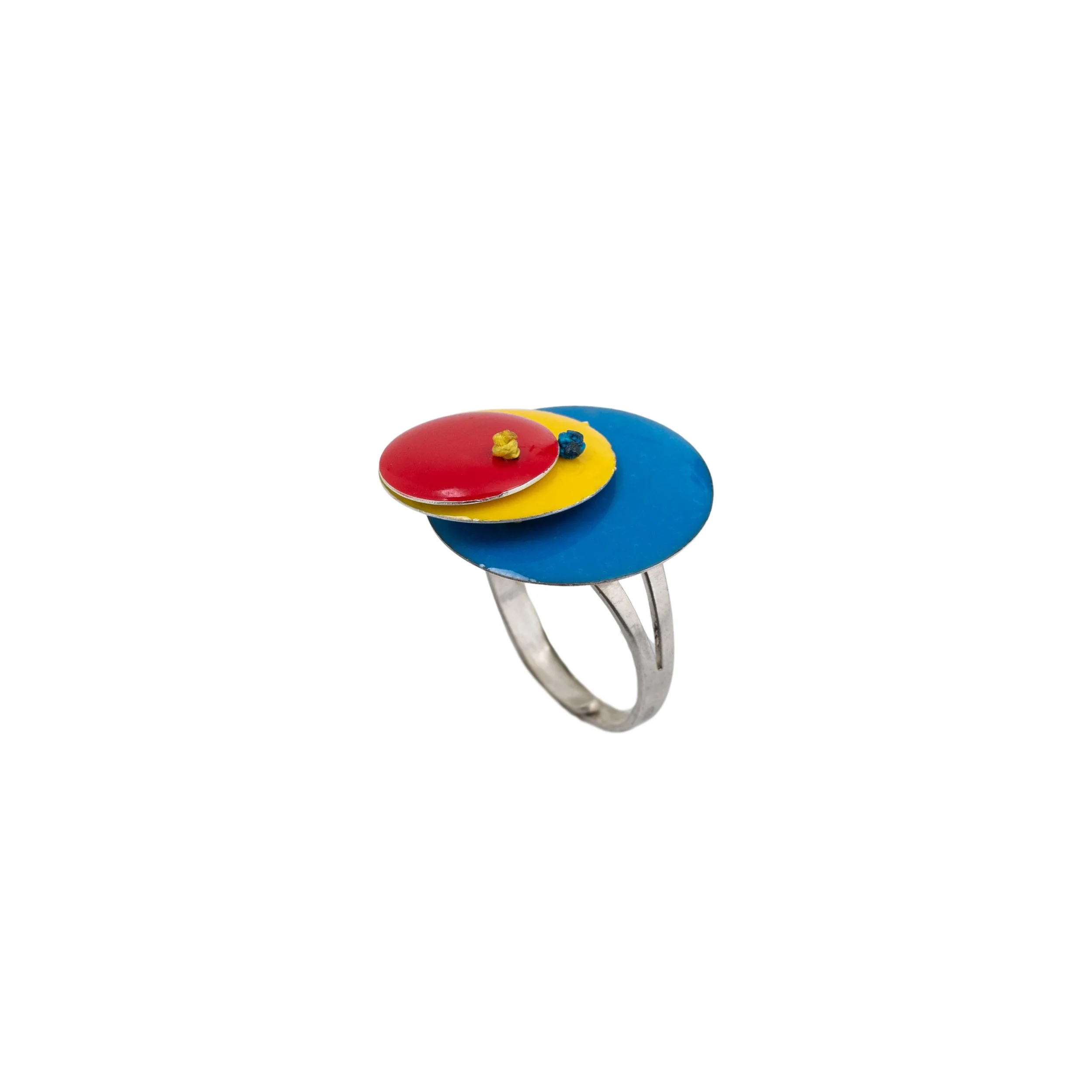 Blue Yellow Red Flag Ring
