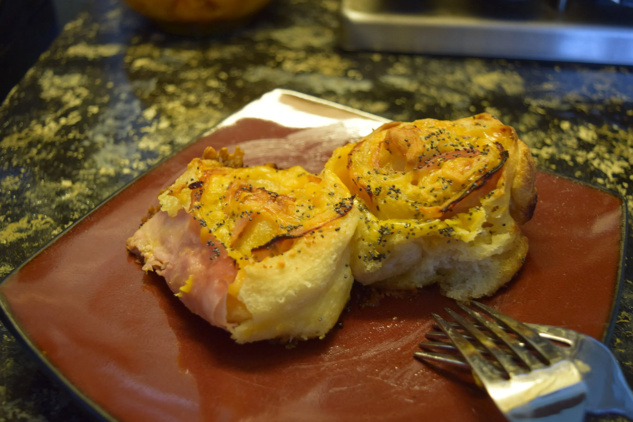 Ham and Cheese Roll-ups